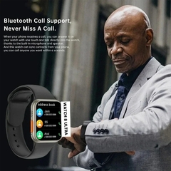 Imagem do Smartwatch de carregamento sem fio para homens e mulheres, Bluetooth Call, NFC W