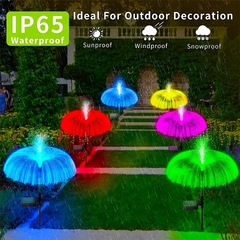 Impermeável LED Solar Jellyfish Luzes, Decoração do jardim ao ar livre, Luz d na internet
