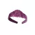 Tiara de Cabelo Veludo Arco Hair Band Infantil - Roxo