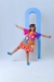VESTIDO BIBI FLORES NO JARDIM - COLORIR MODA INFANTIL