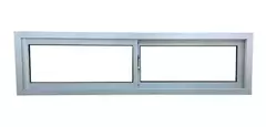 VENT ALU BCO STD V/E S/G CORR. 120X40 C/ VIDRIO - comprar online
