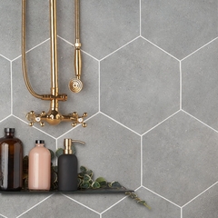 MISIONES HEXAGONAL 17 CEMENT CHIA BC1505 17X19.5 X M2(1 MXC) - comprar online