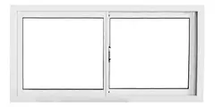 VENT ALU BCO STD V/E S/G CORR. 120X60 C/ VIDRIO - comprar online