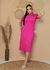 Vestido Midi Fenda Frontal - comprar online