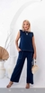 Conjunto Pantalona Pespontado Fernanda - Donna Guta Store