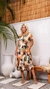 Vestido Longo com Decote em V