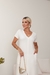Vestido Longo Liz com Fenda Frontal - Donna Guta Store