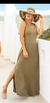 Vestido Longo Regata e Fenda Lateral - comprar online