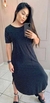 Vestido Midi Bolso Poá