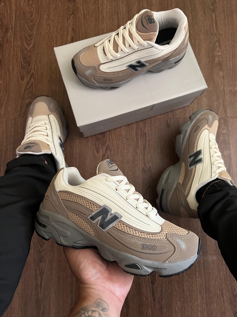 Tênis New Balance 1000 Beige – Estilo Casual e Conforto Urbano