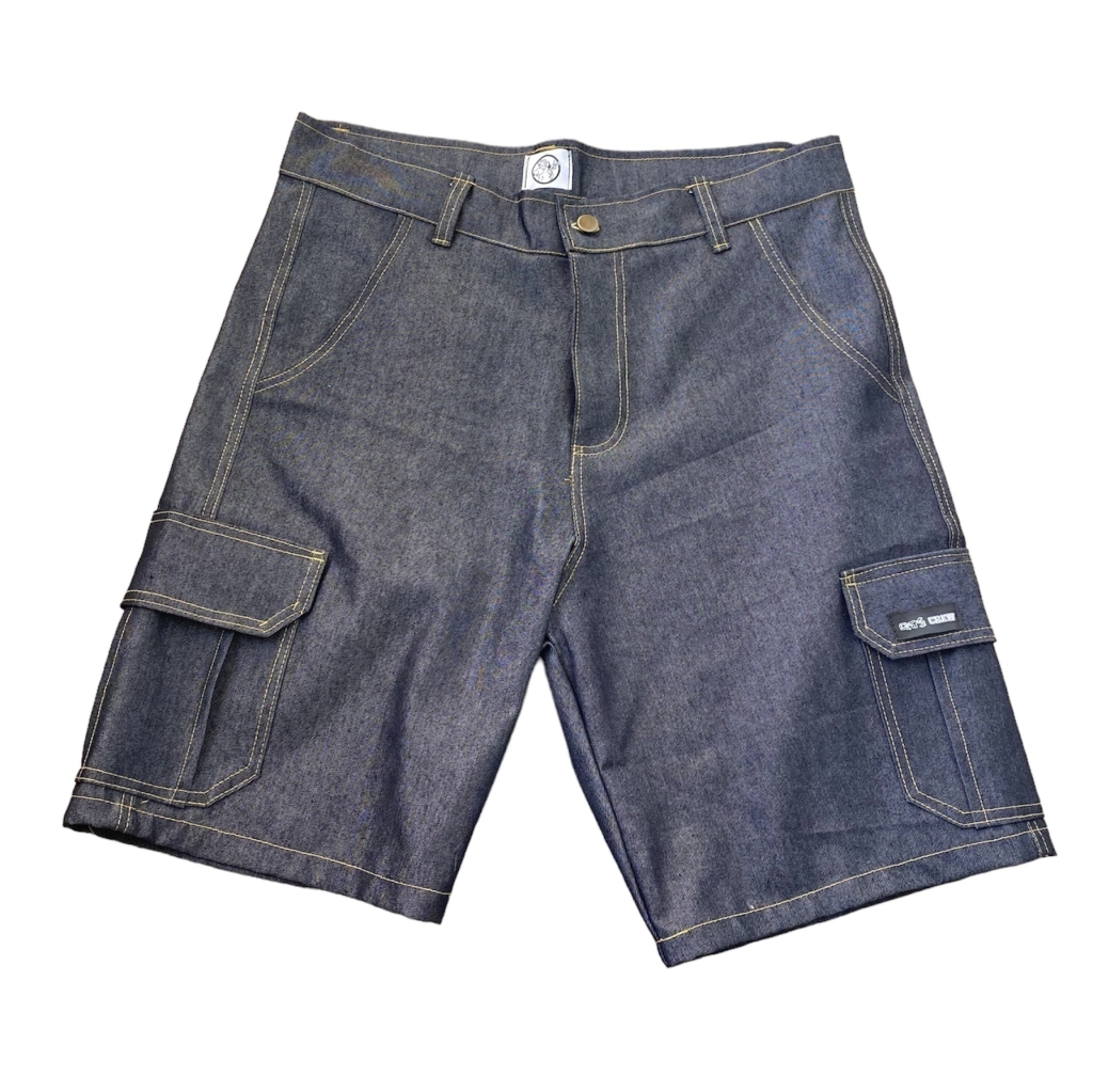 Bermuda Cargo Jeans BLACK