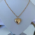 Colar Coração Dourado - comprar online