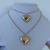 Colar Coração Dourado