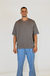 Kit 2 Camisetas Boxy Tee Amendoa/Cinza - Voruce