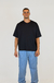 Kit 2 Camisetas Boxy Tee Preta/Off-White - Voruce
