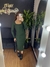 Vestido mídi decote quadrado - loja online