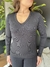 Blusa flanelada gola V - comprar online
