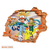 Vinilo decorativo infantil Pared Rota 3D Dragon Ball