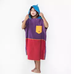 Poncho Microfibra Origami Niños
