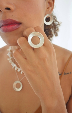 anel circulo concavo - comprar online