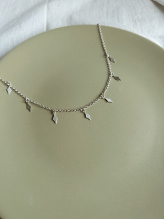 choker zircônias coloridas - loja online