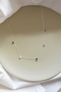 CHOKER 5 PONTOS DE LUZ COLORIDO
