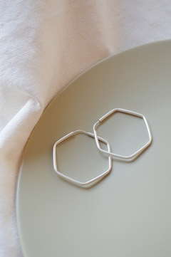 argola hexagono 3,0 cm