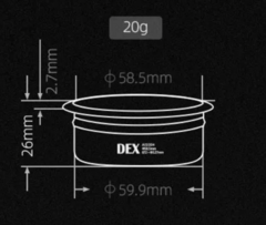 FILTRO CANASTA DE PRESICION MHW-3BOMBER DEX 58mm 15GR-18GR-20GR-22GR ALTO FLUJO - TODOBARISTA