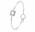 BRACELETE CORAÇÃ CRAVEJADO - comprar online