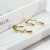 Brinco Forma Natural Summer Banhado a Ouro 18K - loja online