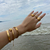 Bracelete Crescente Sea Banhado a ouro 18K - Ricas Joias - Joias Premium Banhadas a Ouro e Prata