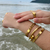 Bracelete Crescente Sea Banhado a ouro 18K - loja online