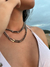 Colar Choker Elo+Retângulo Summer Banhado a Prata na internet