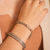 Pulseira Corrente Radiance Banhado a Prata - comprar online