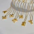 Colar Letras vazadas Shine banhado a Ouro 18k - loja online