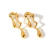 Brinco Forma Natural Summer Banhado a Ouro 18K - comprar online