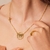 Anel Verde Aurora Banhado a Ouro 18K - loja online
