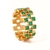 Anel Verde Aurora Banhado a Ouro 18K - comprar online