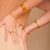 Bracelete Flora Radiance Banhado a Ouro 18K na internet