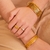 Bracelete Flora Radiance Banhado a Ouro 18K - Ricas Joias - Joias Premium Banhadas a Ouro e Prata