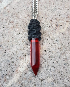 Cuarzo de sangre tejido a mano - comprar en línea