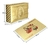BARALHO DOURADO/ PRATA FOLHEADO POKER TRUCO CARTAS JOGOS DÓLAR LUXO - RapidStore