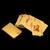 BARALHO DOURADO/ PRATA FOLHEADO POKER TRUCO CARTAS JOGOS DÓLAR LUXO na internet