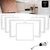 Kit 7 Led Painel Plafon Led 18w Sobrepor Quadrado Luz Frio 6000K - RapidStore