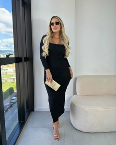 Vestido Ribana Juliana - MARROM - Lolla Store