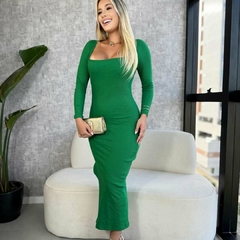 Vestido Ribana Juliana - VERDE - comprar online