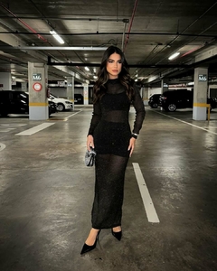 Vestido longo renda - Veri - loja online