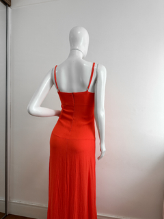 Vestido longo laranja - comprar online