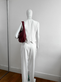 Conjunto de Alfaiataria Branco - Fora Do Padrão Brechó 