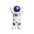 Astronaut Figurines Christmas Resin Spaceman Moon Sculpture Decorative Cosmonaut Statues Miniatures Gift for Kids Toy Home Decor - loja online